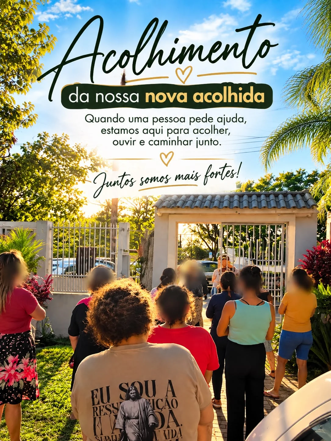 Registro de acolhimento da unidade feminina de Portão