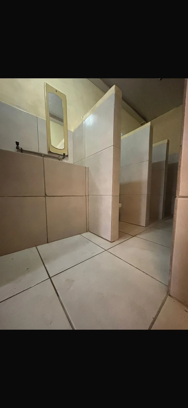 Banheiro da unidade feminina de Portão